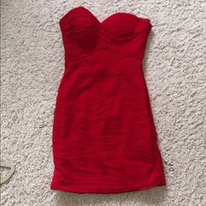 Red La Femme Dress